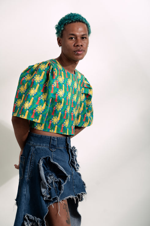 EMGEE by Get Spotted: Gabriela Top in Marilag Fabric